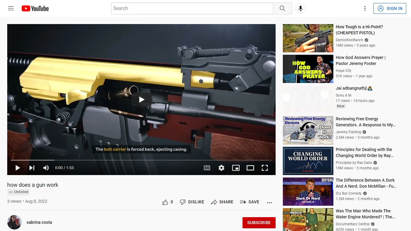 how does a gun work - YouTube